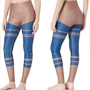 Alo Yoga Women's High Waist Tech Lift Airbrush Legging Rosewater Marathon Sz XS